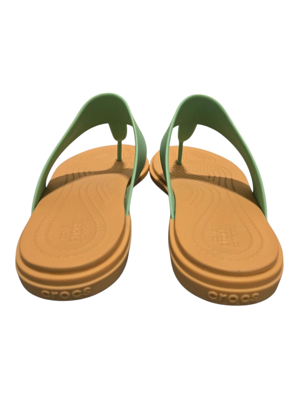 Crocs Tulum Flip Flop Sandals Jade Stone Size 8 - Picture 3 of 7